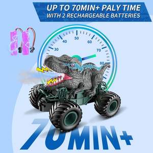 Bestseller Camion Dinosauro Telecomandato 2.4G con Spray Simulazione Dino Auto Radiocomandata per Bambini Giocattoli Telecomandati - Product Image 4