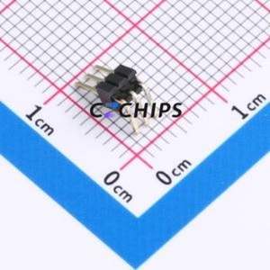 5AIW3-7440-103-W0 Pin Header Bent Lead Through Hole,P=1.27mm Connector 1x3P 1.27mm Pin Header Right Angle Insert - Product Image 2