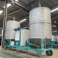 Séchoir à riz vertical mobile avec alimentation automatique et utilisation facile