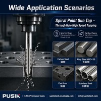 GB DIN371 M2 M20 HSS 6542 TiN Goldbeschichtet 45° #   35 #   Q235 Milder Kohlenstoffstahl Durchgangsbohrung Hochgeschwindigkeits-CNC-Spiralpunkt-Maschinengewindebohrer