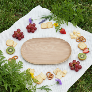 <span class=keywords><strong>Assiette</strong></span> ovale en bois de frêne japonais massif, non peinte, <span class=keywords><strong>assiette</strong></span> à pain, design moderne, plateau de service pour <span class=keywords><strong>mariage</strong></span>, fête, thé - Product Image 3