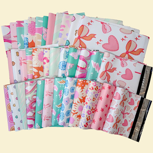 Factory Direct Pink Courier Bags Virgin Material Thick Waterproof Bags Custom Logo Clothing <b>Logistics</b> Packing Bags - Product Image 1