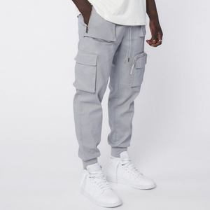 Pantalones Deportivos Personalizados, Pantalones Cargo para Hombre, Pantalones Cargo Lisos de Alta Calidad, Pantalones Cargo Premium con Bolsillos y Cordón para Hombre - Product Image 4