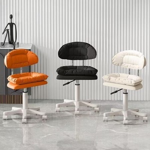 2025 Luxury Nail Shop Luxury Professional Manicure Furniture Manicure Stool Combo Leather <b>Rolling</b> Chair Wheel Manicure Chair Set - Product Image 4