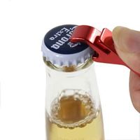Llavero Multifuncional de Aleación de Aluminio Metálico con Serigrafía, Ecológico, Duradero y Económico, Abridor de Botellas de Cerveza con Logotipo Personalizado