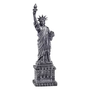 Özel reçine el sanatları heykelcik ev dekor için avrupa ve amerikan özgürlük heykeli özgürlük heykeli hediyelik eşya dekor Kawaii