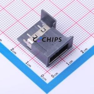 USB-AF-DIP-251-HB-2L USB Connector Through hole Component (THT) Connector Type-A USB 2.0 Female Through Hole - Product Image 1