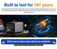 Centrale Électrique Portable OEM/ODM à Énergie Solaire 200W 300W 400W 500W avec Batterie LiFePO4 pour Extérieur