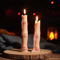 Halloween-Duftkerze als Kleines Geschenk, Handgemachte Sojawachs-Kerze in Stabform, Kreative Aromatherapie-Kerze nach Maß