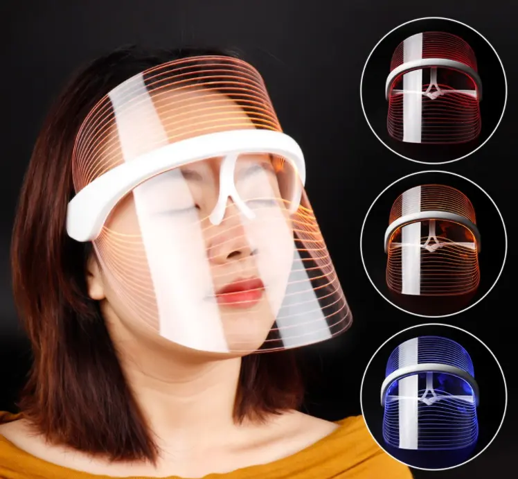 Kablosuz LED yüz maskesi kırmızı ışık tedavisi tedavi Usb Lenovo Yoga ince 7 güç düğmesi LED yüz maskesi Led teknolojisi cilt 5V