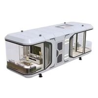 Conteneur mobile habitable, grande maison préfabriquée, caravane de camping, chambre de couchage, mini-maison, camping-car, remorque de voyage, bureau mobile