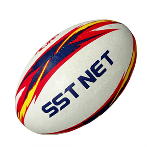Team Use Rubber Rugby Ball Size 5 Durable Training & Match Ball High Grip Outdoor Adults Kids Bulk Wholesale - Product Image 1