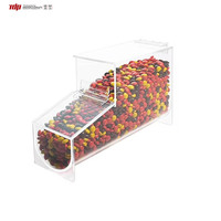 Fournisseur de plexiglas TDP d'usine vietnamienne, boîte à bonbons en acrylique personnalisée pour supermarché, bac à bonbons en lucite