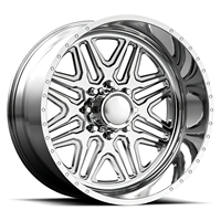 Jantes de camion forgées sur mesure SL 20X14 30X12 28X16 24X12 30x16 8X170 6X5.5 à rebord profond polies pour Ford Maverick F-350 Ram 1500