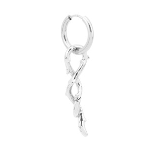 Pendientes Colgantes con Forma de Rama de Flor, Acero Inoxidable, Diseño Minimalista, Unisex, Venta al Por Mayor, Joyería 2026 - Product Image 6