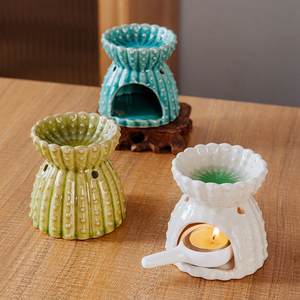 Difusor de Aroma Oceánico de Cerámica Hecho a Mano, Calentador Eléctrico de Cera, Quemador de Aceites Esenciales, Lámpara de Fragancia para Decoración del Hogar, Hotel, Spa, Regalo - Product Image 4