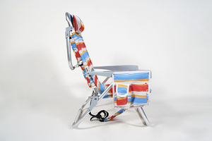 QM Adjustable 600D Oxford Outdoor Folding Metal Aluminum <b>Beach</b> <b>Chair</b> Modern Design Comfortable for Camping and <b>Beach</b> Use - Product Image 5