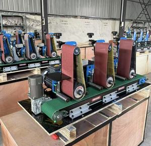 レーザー切断バリ取り金属部品研磨機、板金表面研磨研削バリ取り機、コアモーター、低価格 - Product Image 1