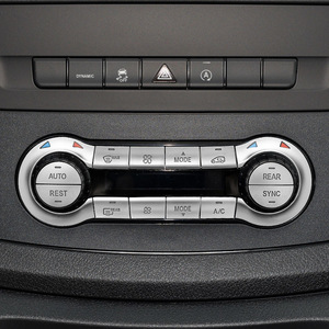 ชุดแต่งปุ่มแอร์โครเมียม ABS ยี่ห้อ Xingbaiwang สำหรับตกแต่งภายในรถยนต์ Mercedes-Benz V-Class V260L V250 Vito Van - Product Image 2