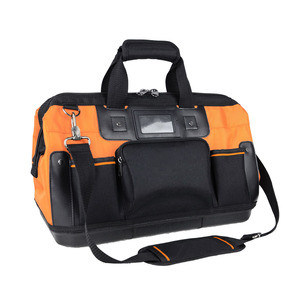 Bolsa de almacenamiento de herramientas de reparación de trabajo de tela Oxford impermeable multifunción de gran capacidad, bolsas de construcción personalizadas para OEM/ODM - Product Image 2
