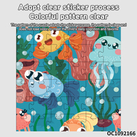 Hadiah Populer untuk Anak-anak, Puzzle Jigsaw Lucu 36pcs, Puzzle Edukasi Kecil Bergambar Hewan Laut, Permainan untuk Anak-anak, Mainan Edukasi Dini