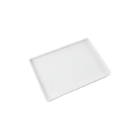 Plateau de service portable en ABS personnalisé pour hôtel, antidérapant, incassable, résistant à la chaleur, multi-usages, compatible lave-vaisselle et micro-ondes