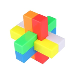 Yuxin Kongming Lock Puzzle, 6 couleurs, combinaison mixte, jouet de développement cognitif pour les enfants de 8 à 13 ans, puzzles à chevilles unisexes - Product Image 3