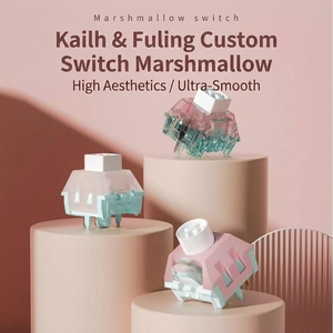מתג Kailh Box Marshmallow שלושה סוגי תחושה ידנית, משומן מראש, עמיד לאבק ועמיד למים, מקלדת מכנית, מתג לחיצה עם 5 פינים - Product Image 2