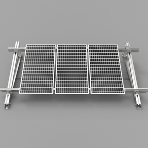 Sistema de Montaje de Paneles Solares, Soporte de Instalación, Riel para Techo y Suelo, Estructura Fotovoltaica de Acero al Carbono, CE N/m, Techo Curvo - Product Image 6