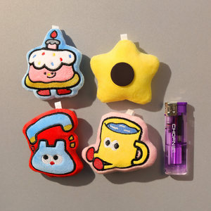 Magneti per Frigorifero a Forma di Peluche, Adesivi Magnetici a Forma di Stella dei Desideri, Logo Personalizzato per Decorazioni Domestiche - Product Image 5