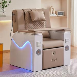 Sillón de Spa Multifuncional para Salón de Uñas y Pedicura con Color y Logotipo Personalizados, con Bomba de Drenaje y Masaje - Product Image 2