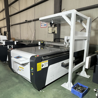 ZXT automatique CNC acrylique vinyle KT conseil PVC conseil à plat autocollant étiquette boîte en carton Machine de découpe de papier