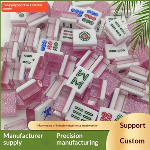 Fichas de Mahjong Americanas de Acrílico con Textura de Cristal, Hechas a Medida con Precisión, Directas de Fábrica, para Entretenimiento Familiar - Product Image 3