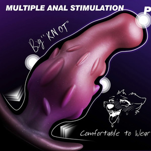 Plug anal géant Grand plug anal en silicone Fantasy Monster Dildo Wearable Prostate Plug <span class=keywords><strong>Big</strong></span> Soft Buttplug - Product Image 3