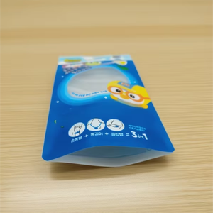 Túi Mylar có thể tái chế tùy chỉnh in với tính năng bảo mật cửa sổ rõ ràng cho đồ ăn nhẹ thực phẩm kẹo đứng túi dây kéo nhựa - Product Image 5