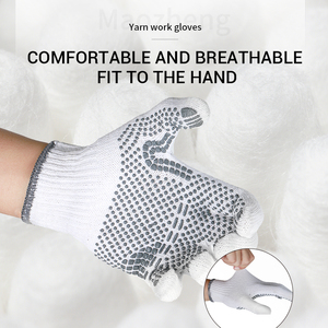 بناء سريع البائع يعمل على قفازات سوداء منقطة لزراعة الحدائق - Product Image 3