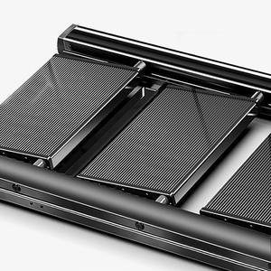 Échelle pliante miniature <span class=keywords><strong>en</strong></span> aluminium portable, style industriel, échafaudage pour la maison, l'atelier, le salon - Certifié EN131 - Product Image 3