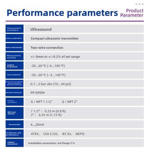 E+H Endress Hauser เครื่องวัดระดับอัลตราโซนิก FMU30 G1-1/2 4-20mA HART ไม่ป้องกันการระเบิด IP68 ผลิตในประเทศจีนแผ่นดินใหญ่ - Product Image 4
