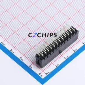 WAFER-MX3.0-24PWZ Wire-to-Board Pin Header Bent Lead Through Hole,P=3mm Connector 2x12P 3mm Right Angle Insert Micro-Fit MX 3.0 - Product Image 2