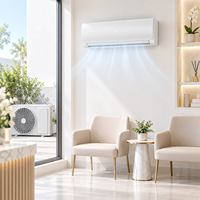 AC Split Inverter Hemat Energi 1.5 Ton Kontrol WIFI Logo Dapat Disesuaikan 220V 60Hz Pasar Eropa untuk Rumah Apartemen