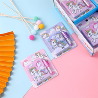 Set de Papelería Escolar Kawaii, Libreta Portátil de Dibujos Animados de Santa Claus, Mini Libreta de Cuero con Espiral, Hojas Sueltas de PVC, PP 43