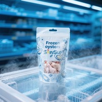 Sacs sous vide réutilisables imprimés sur mesure, pochettes pour congélateur pour poisson, poulet, fruits de mer, gelée, pochettes debout avec logo