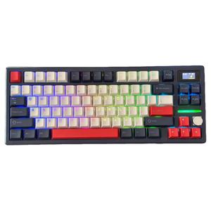 Oplaadbaar Tri-Mode Gaming Toetsenbord Bedraad Bluetooth Draadloos met Aangepaste Programmeerbare Toetsen - Product Image 2