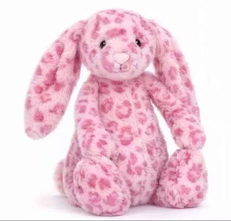 Pink Leopard Print Rabbit