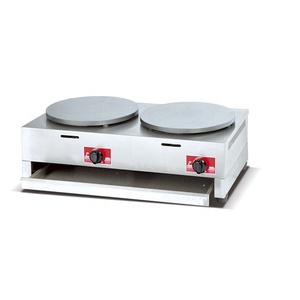 <span class=keywords><strong>Crêpière</strong></span> <span class=keywords><strong>double</strong></span> à <span class=keywords><strong>gaz</strong></span> OUTE en acier inoxydable, sans prise, pour usage commercial et quotidien en restauration - Product Image 4