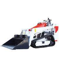 Chargeuse compacte compacte à chenilles Kubota de 1500kg à fixation rapide Capacité de fonctionnement Accessoires multiples avec moteur Kubota