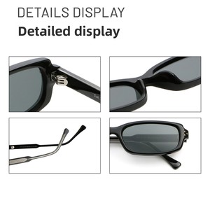 Gafas <span class=keywords><strong>de</strong></span> <span class=keywords><strong>Sol</strong></span> <span class=keywords><strong>de</strong></span> Marca Internacional, Estilo <span class=keywords><strong>de</strong></span> Alta Gama, Unisex, Elegantes, Montura Cuadrada Pequeña, Serie Miu, Polarizadas - Product Image 3