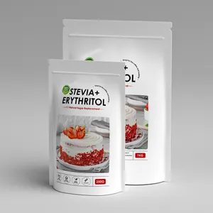 Certificado Halal Extracto de Stevia bajo en calorías más saludable Ra99 Edulcorante Stevia mezcla de eritritol