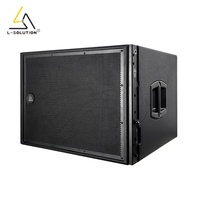 L-solution HDL18-A 18 İnç Metal Subwoofer Güç Amplifikatörü Pasif 1000W/2000W 4 Kanallı Stereo 30Hz-140Hz Frekans Tepkisi