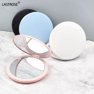 Fabricante de Espejos Mini Lindos OEM/ODM, Espejo de Maquillaje de Bolsillo Blanco, Rosa y Negro con Luz LED, Espejo de Mano - Product Image 5
